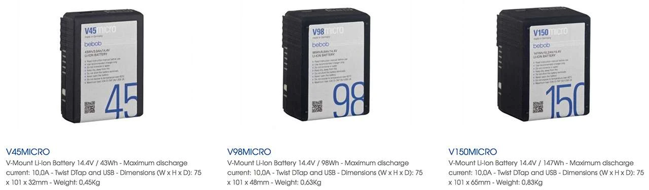 Bebob V45 Micro V-Lock — vue 3
