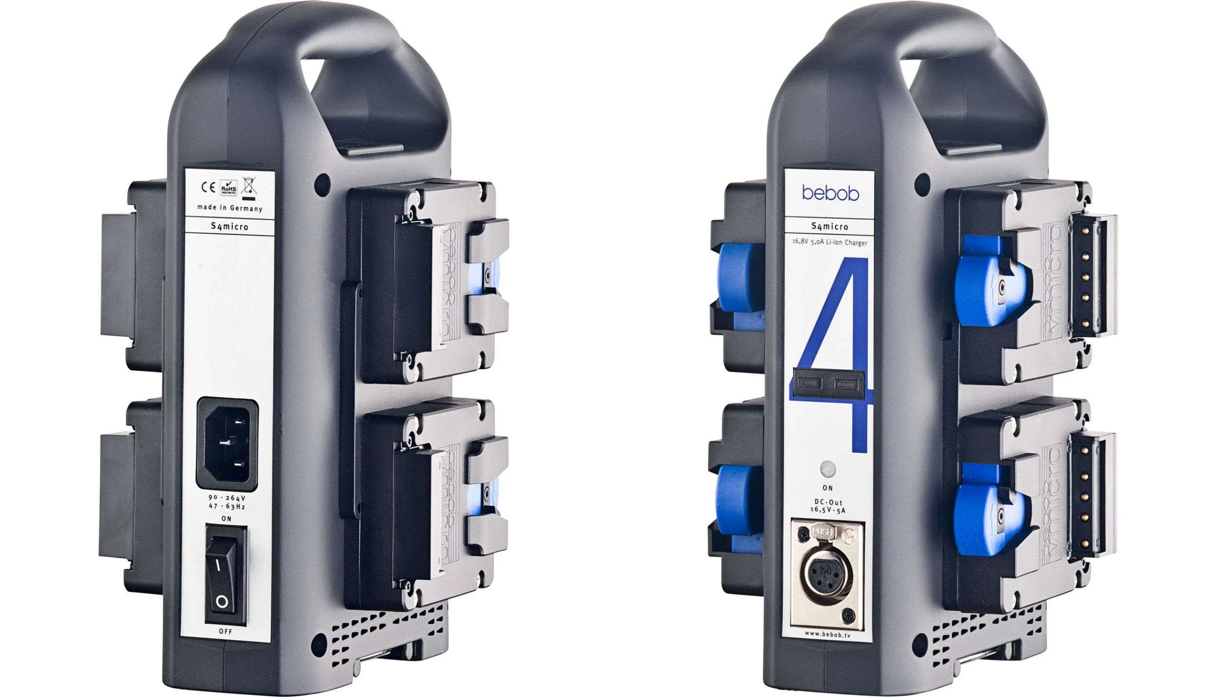 Charger Bebob VS4 Micro — matériel disponible chez Haka Rent